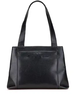 Chanel 1996-1997 Caviar LAX Embroidered Logo tote bag 31596274