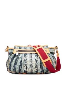 Louis Vuitton 2006 Monogram Denim Porte Epaule Raye Cabas MM crossbody bag 31605031