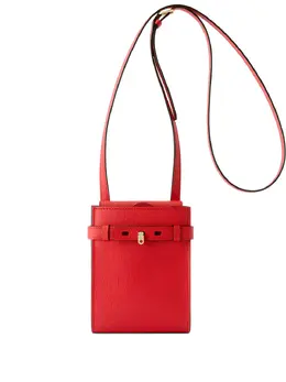 Valextra Brera B-Tracollina belted leather crossbody bag 31311613