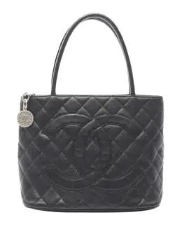 Chanel 2000-2002 Caviar Medallion tote bag 31578226