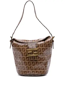 Fendi 2000-2010 Zucchino Crystal Double Flap bucket bag 31596500