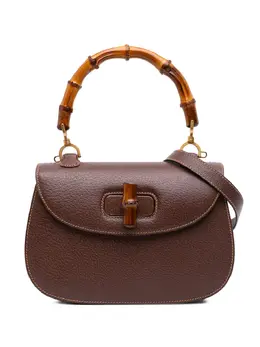 Gucci 20th Century Calfskin Bamboo Night satchel 31579139