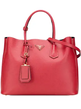 Prada 2010-2025 Medium Saffiano Cuir Double satchel 31596058
