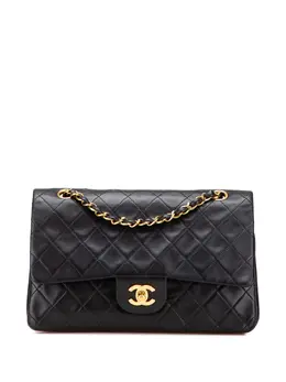Chanel 1991-1994 Medium Classic Lambskin Double Flap shoulder bag 31588993