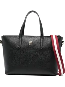 Кожаная сумка-тоут с логотипом Bally, черный 31456652 | черный
