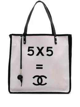 Chanel 2014-2015 Small Canvas Lets Demonstrate tote bag 31597411