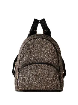 Borbonese medium abstract-print backpack 30159320