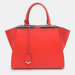Fendi Orange/Blue Leather Medium 3Jours Tote 1192985