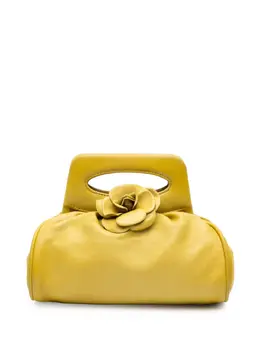 Chanel 2003-2004 Lambskin Camellia Frame clutch bag 31597369