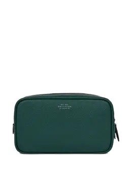 Smythson double-zip panama wash bag 31318122