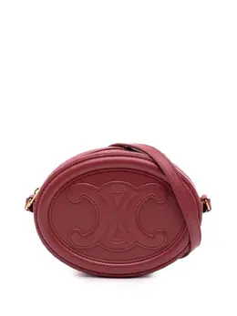 Celine 2022 Small Calfskin Cuir Triomphe Oval crossbody bag 31579194