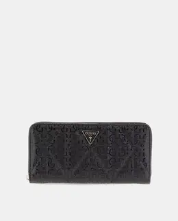 Большая сумка с молнией и ручкой Guess, черный a55366543 | negro
