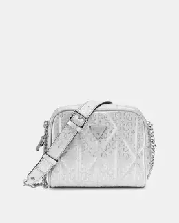 Сумка-бандо с молнией Guess, серебряный a55366858 | plata