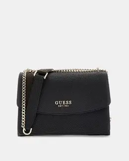 Сумка-бандо с магнитной застежкой и металлической ручкой Guess, черный a55366555 | negro