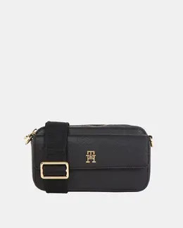 Черная сумка-бандо с внешним карманом Tommy Hilfiger, черный a54783132 | negro