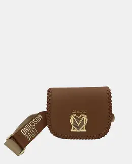 Сумка-кроссбоди с клапаном и магнитной застежкой Love Moschino, коричневый a53533407 | marrón