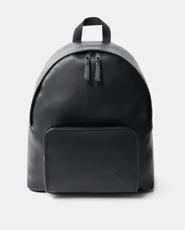 Круглая однотонная сумка Calvin Klein, черный a55218003 | negro