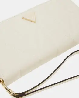 Большая сумка-кошелек с молнией и ручкой Guess, белый a55366553 | blanco