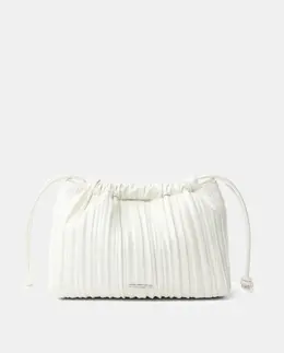 Складчатая сумка через плечо Calvin Klein, белый a55217616 | blanco