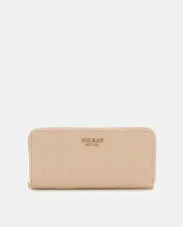 Большая сумка с молнией и ручкой Guess, бежевый a55366385 | beige