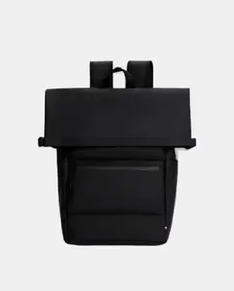 Мужская рюкзак из экокожи в стиле роллтоп Tommy Hilfiger, черный a54863270 | negro
