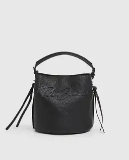 Сумка-ведро Taylor Script женская с логотипом в виде подписи Pepe Jeans, черный a54999046 | negro