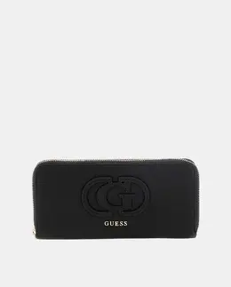 Большая сумка-кошелек с молнией Guess, черный a55366173 | negro