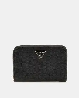 Средняя сумка-кошелек с молнией Guess, черный a55366574 | negro
