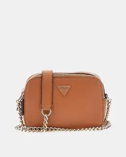 Сумка-бандо с двойной молнией Guess, коричневый a55366701 | marrón