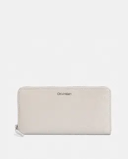 Сумка-кошелек большая с монограммой Calvin Klein, бежевый a55216448 | beige
