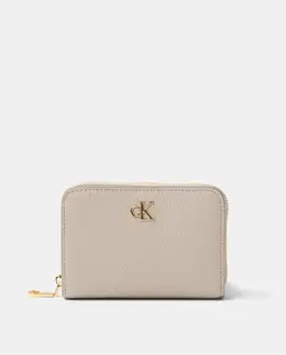 Минималистичная кожаная сумка-кошелек Calvin Klein, бежевый a55217128 | beige