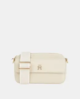 Сумка через плечо с внешним карманом бежевого цвета Tommy Hilfiger, бежевый a54783126 | beige