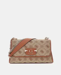 Сумка-бандо с магнитной застежкой и молнией Guess, бежевый a55366683 | beige