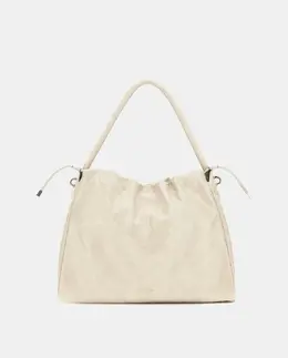 Сумка через плечо тоут с магнитной застежкой Guess, кремовый a55366374 | crema