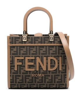Fendi 8bh394alvyf1ge3 Small Leather Tote Bag