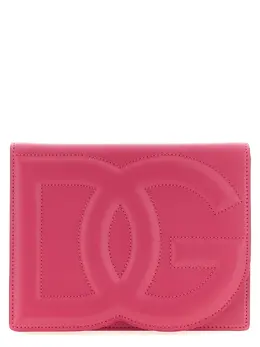 Dolce & Gabbana-Logo Crossbody Bag Borse A Tracolla Fucsia-Donna 52287418138964