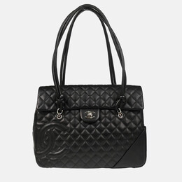 Chanel Cambon Ligne Black Calfskin Tote Handbag 1194553