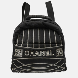Chanel Sport Line Black Nylon Backpack 1194547