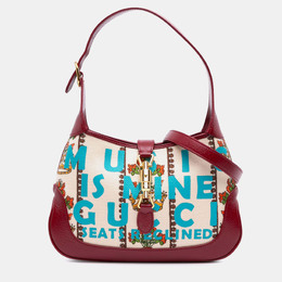 Gucci Brown Small Canvas 100 Centennial Music Jackie 1961 Crossbody Bag 1193742