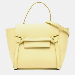 Celine Yellow Nano Grained Calfskin Belt Bag (Art: 1193866)