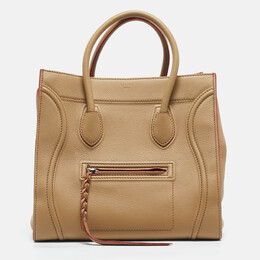 Celine Tan Leather Medium Phantom Luggage Tote 1191608