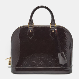 Louis Vuitton Amarante Monogram Vernis Alma PM Bag with Wallet 1190715