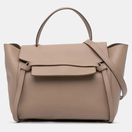 Celine Brown Mini Leather Belt Bag Satchel 1193038