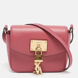 DKNY Pink Leather Elissa Crossbody Bag 1192939