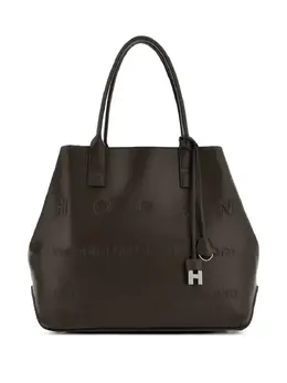 Hogan logo-embossed leather tote bag 31561548