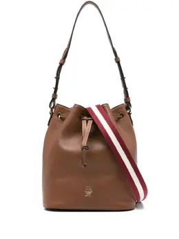 Bally drawstring leather bucket bag 31460272
