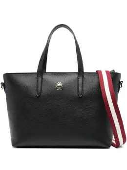 Bally logo-stamp leather tote bag 31456652