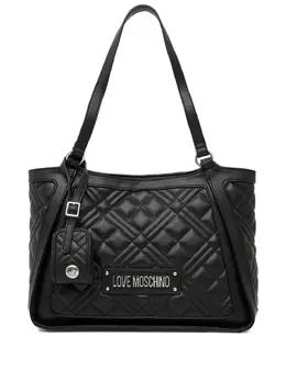 Love Moschino medium quilted logo tote bag 30648178
