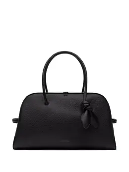 Сумка через плечо из кожи с узлом Jacquemus, черный 30617505 | черный