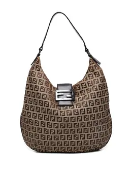 Fendi 2000-2015s Zucchino-monogram shoulder bag 31560777